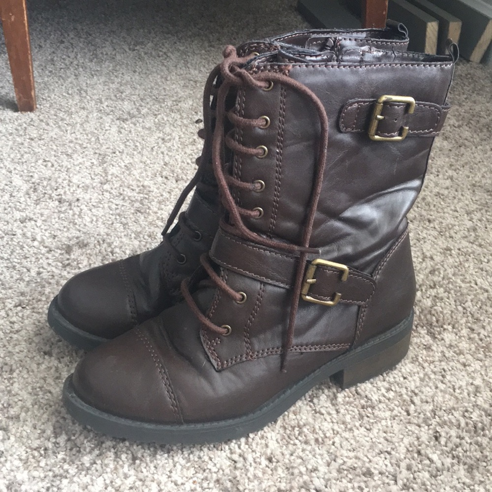 Missimo Supply Co Brown Combat Boots